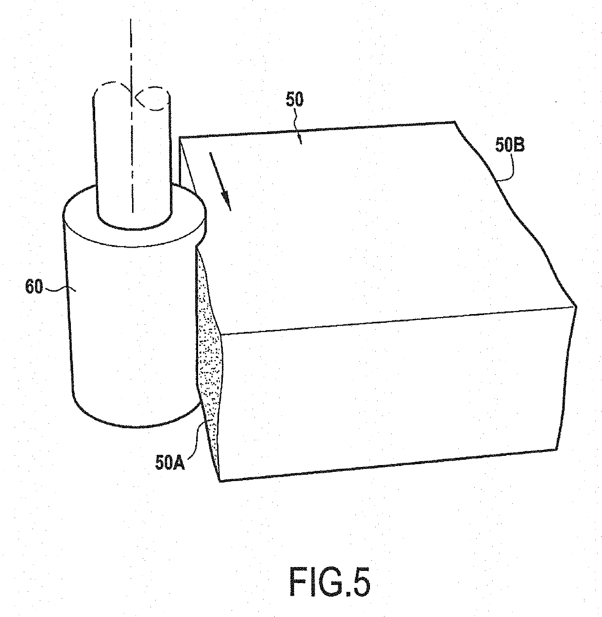 Method for impregnating a fibrous preform using a seal, and method for manufacturing a matrix reinforced by a fibrous preform