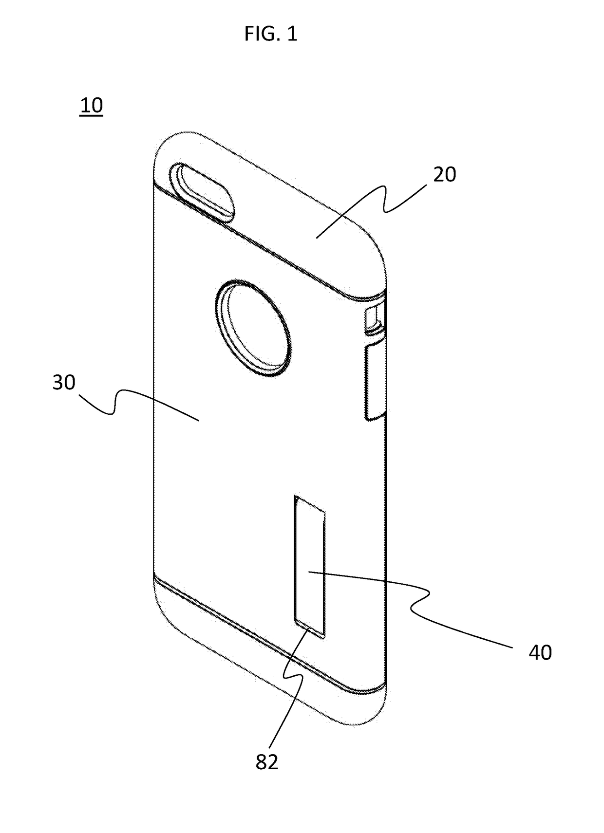 Case having standing leg for electronic device