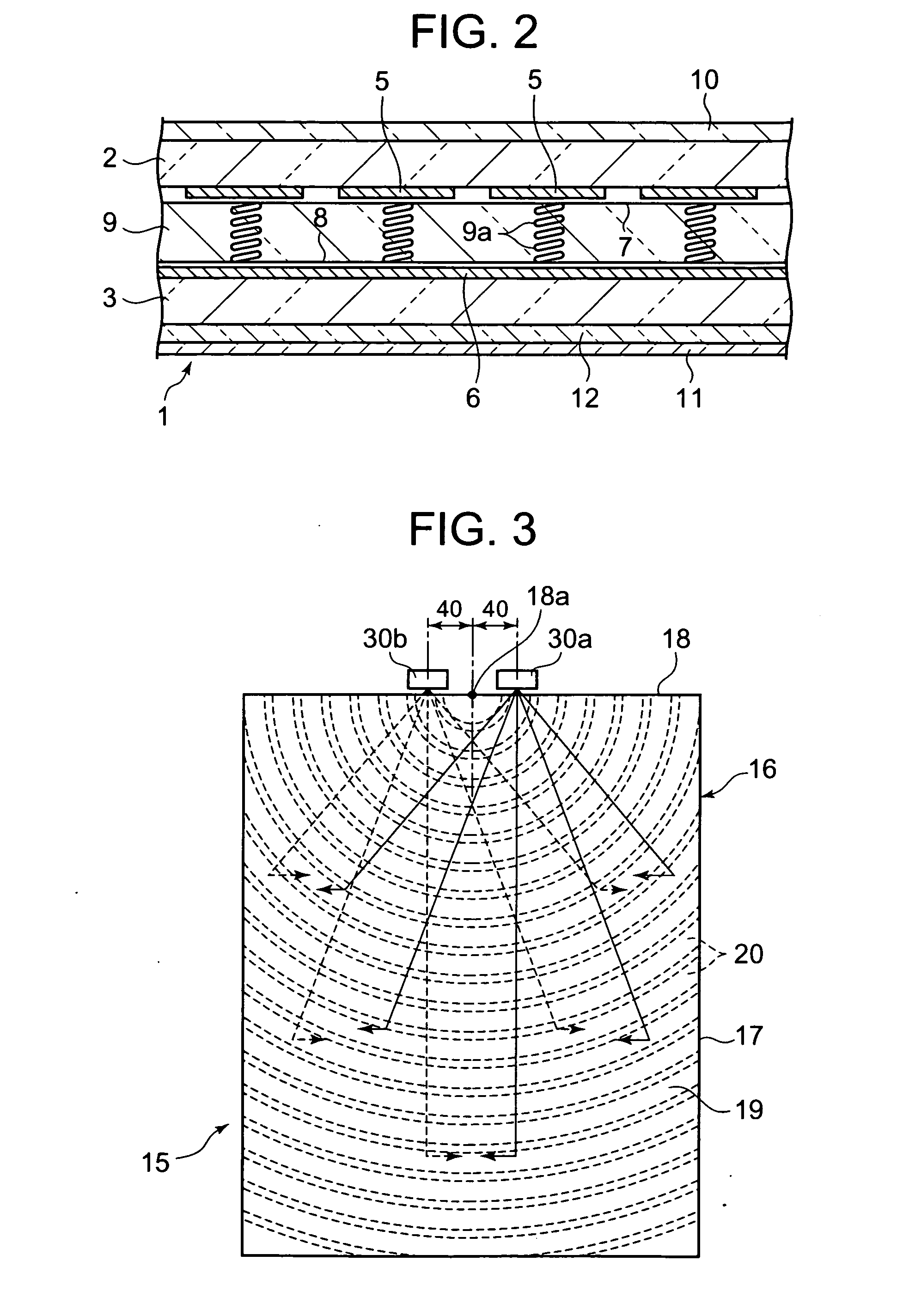 Illuminator for emitting at least two lights having directivity and display apparatus using same