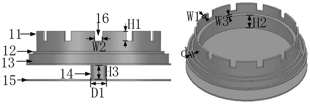 Quadruple Helix Antenna Based on Multiple Loading Structure