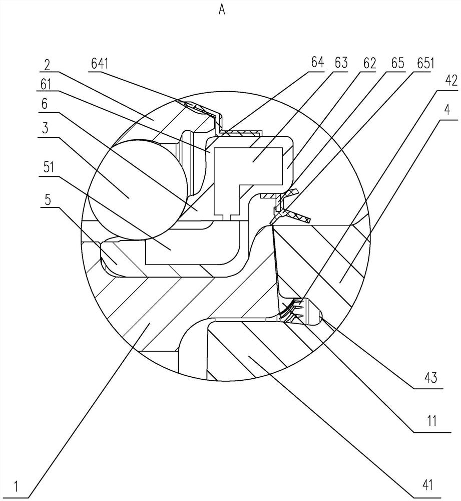 Hub bearing with spline structure