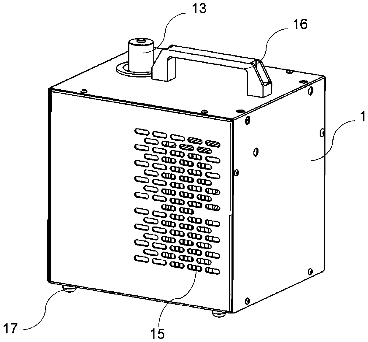 Hydrogen-oxygen mixed gas generating device