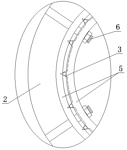 Accurate control device for high-speed railway bridge pier column steel bar protective layer