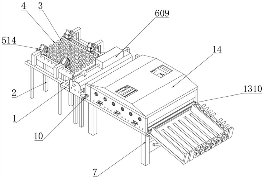 A corrugated box processing system