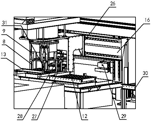 Automation assembly line device for updated version hot-dip galvanizing