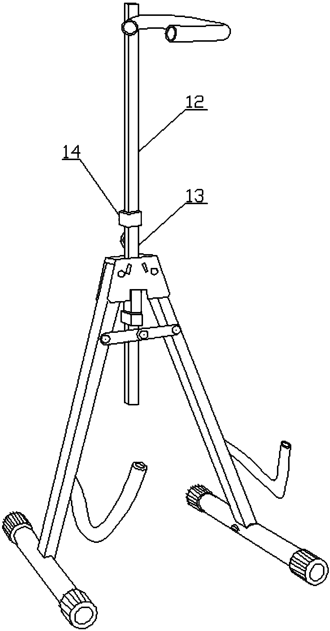 A portable support for a music instrument