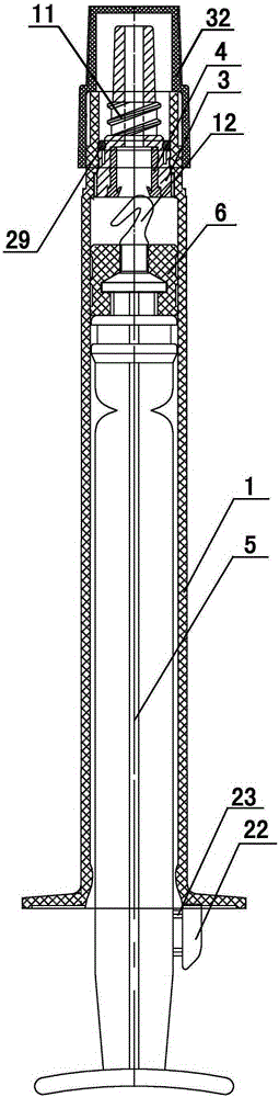 A needle retractable safety self-destruct syringe with replaceable needle