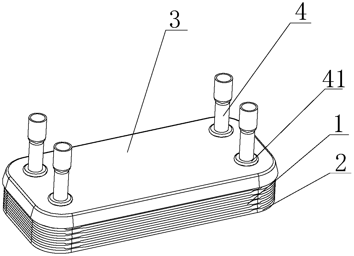Brazing plate heat exchanger and manufacturing method for heat exchanger