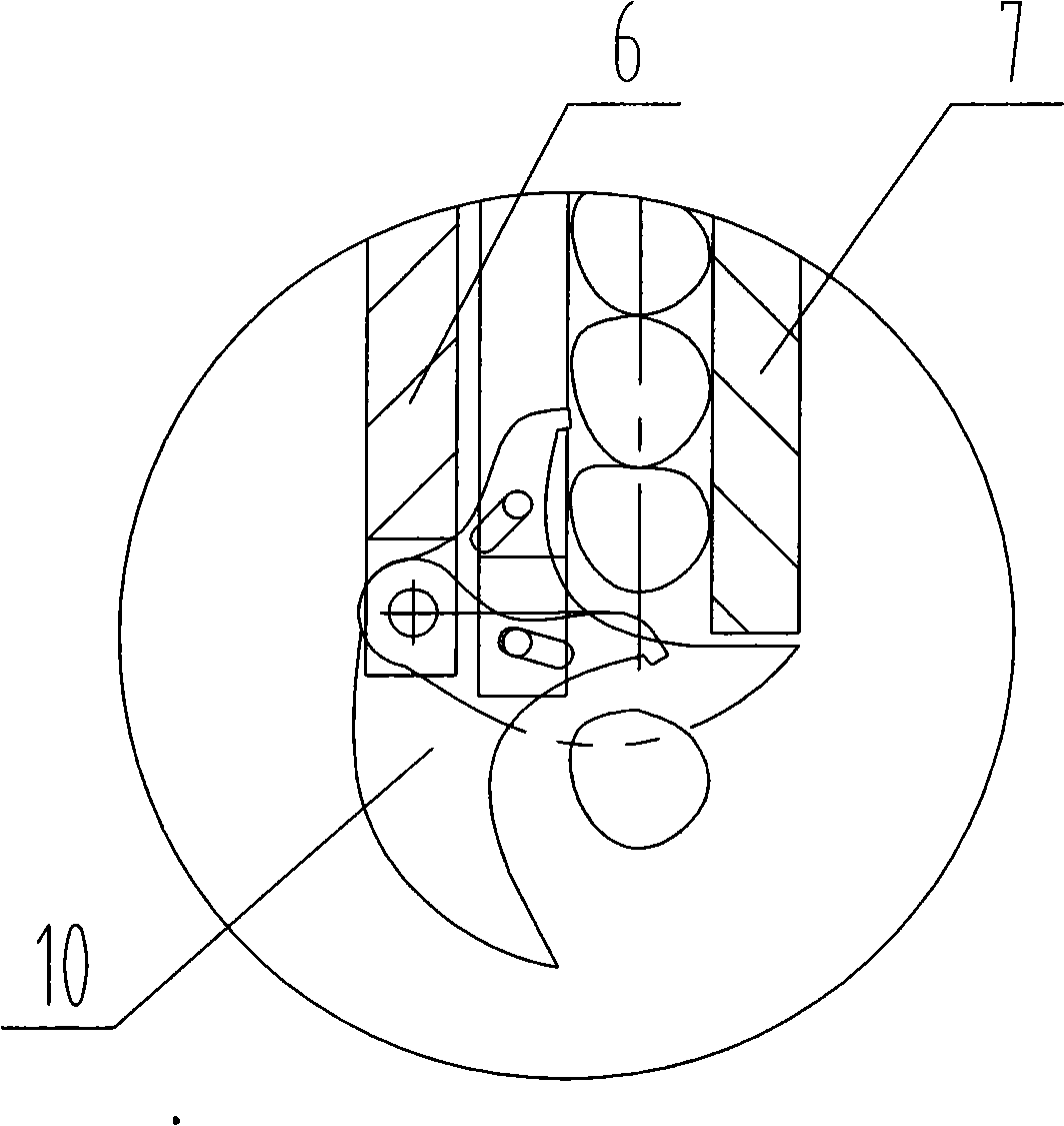 Self-driven plug-in type centrifugal seeding device