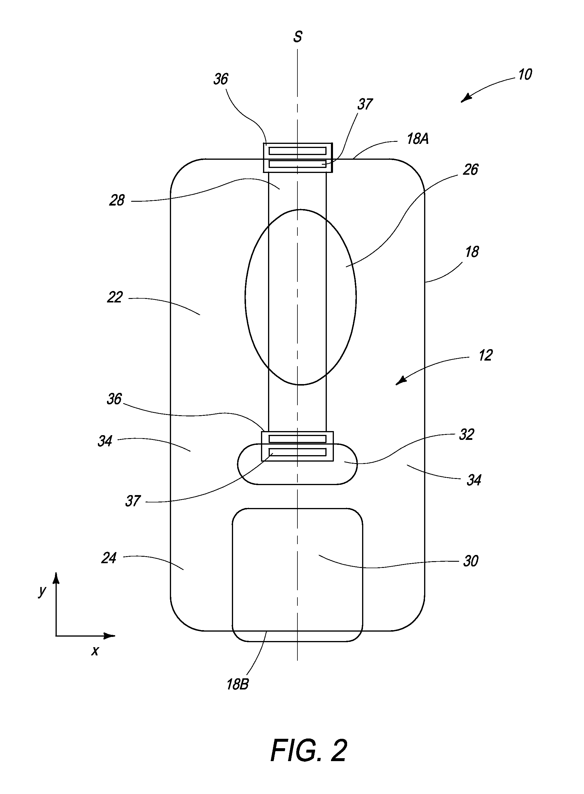 Inkjet nozzle device configured for venting gas bubbles