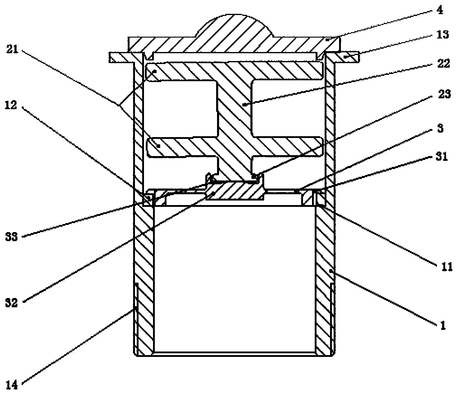Drainer based on rotary draining core structure