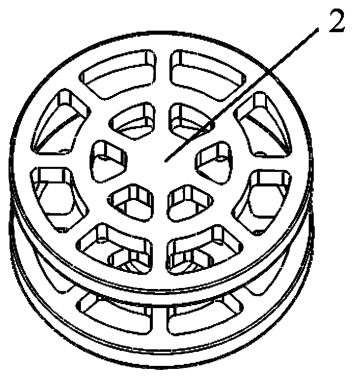 Drainer based on rotary draining core structure