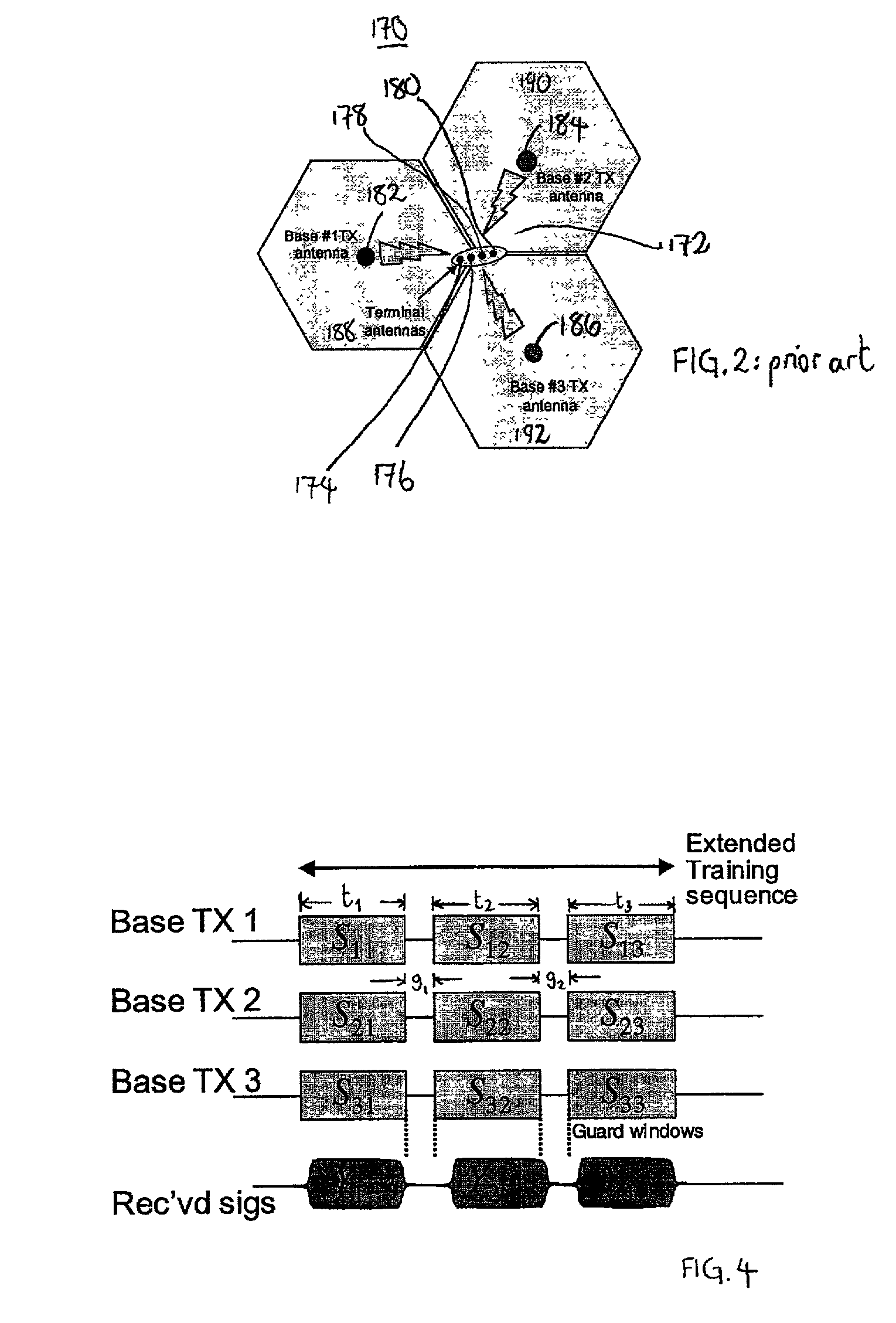 Multi-cast communication system and method of estimating channel impulse responses therein
