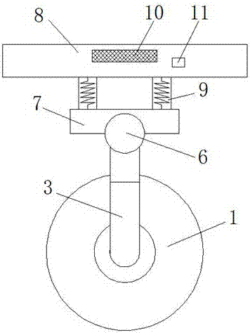 All-dimensional rotating guide roller structure for textile machine