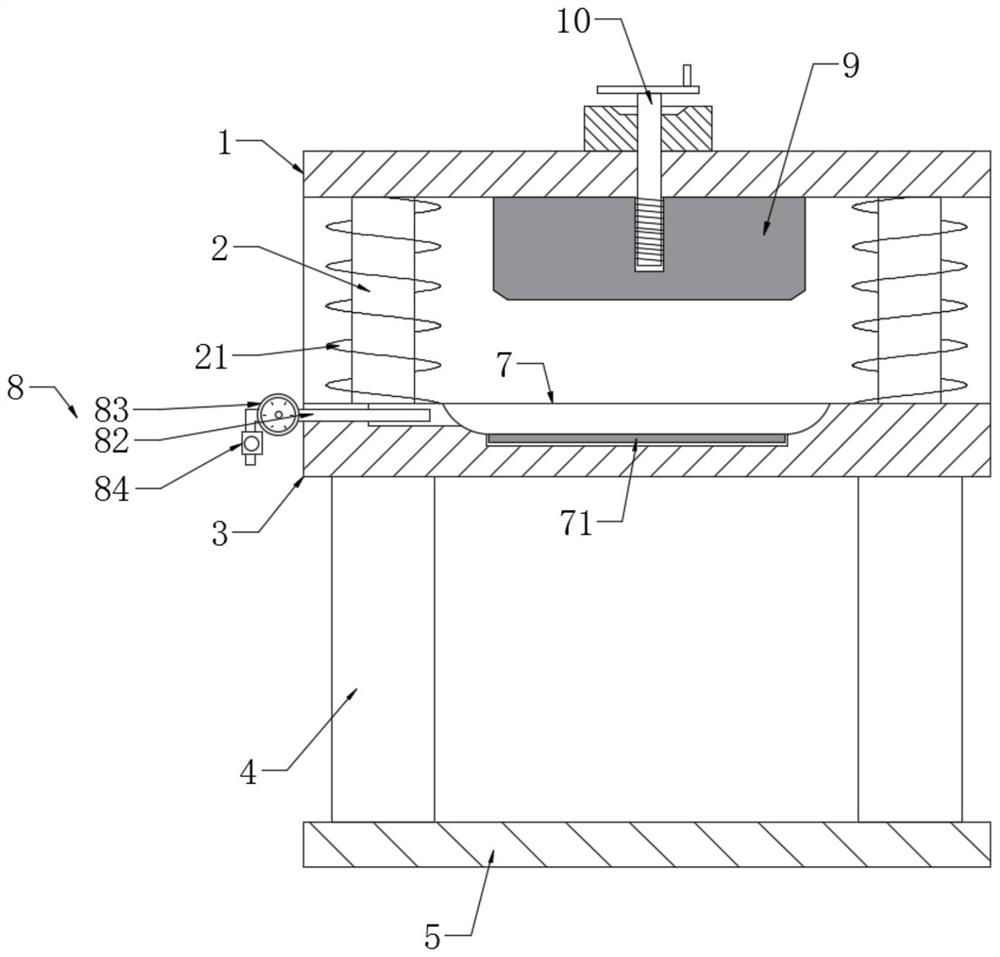 Toughness testing device and method for platelet storage bag