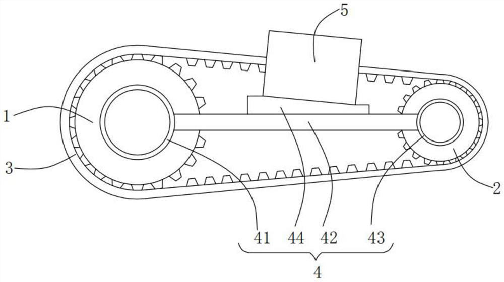 A medium-low speed high-efficiency continuously variable transmission