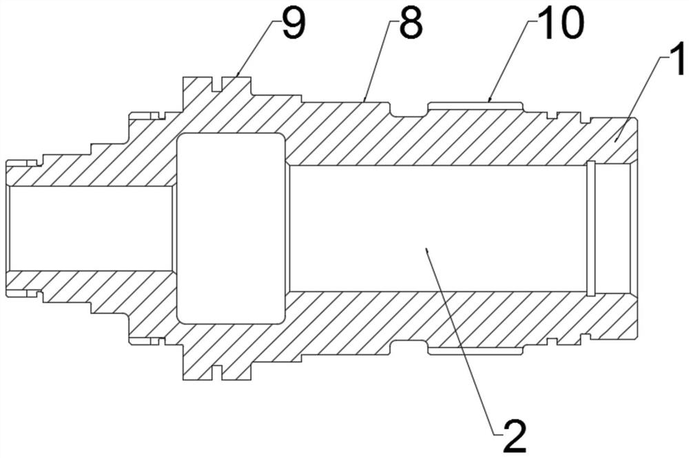 Gearbox transmission inner shaft and machining process thereof