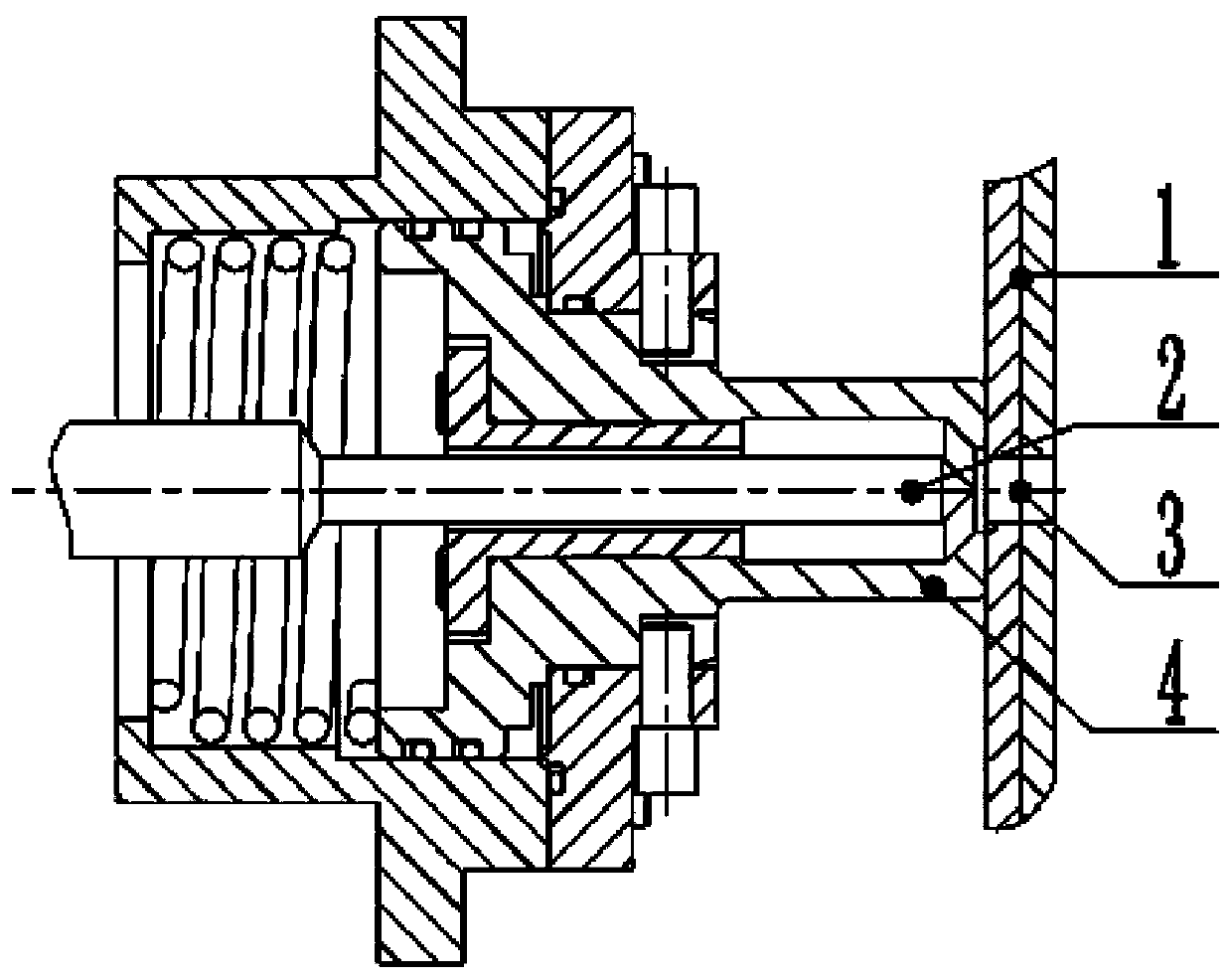 Processing method for curved compound metal wallboard hole