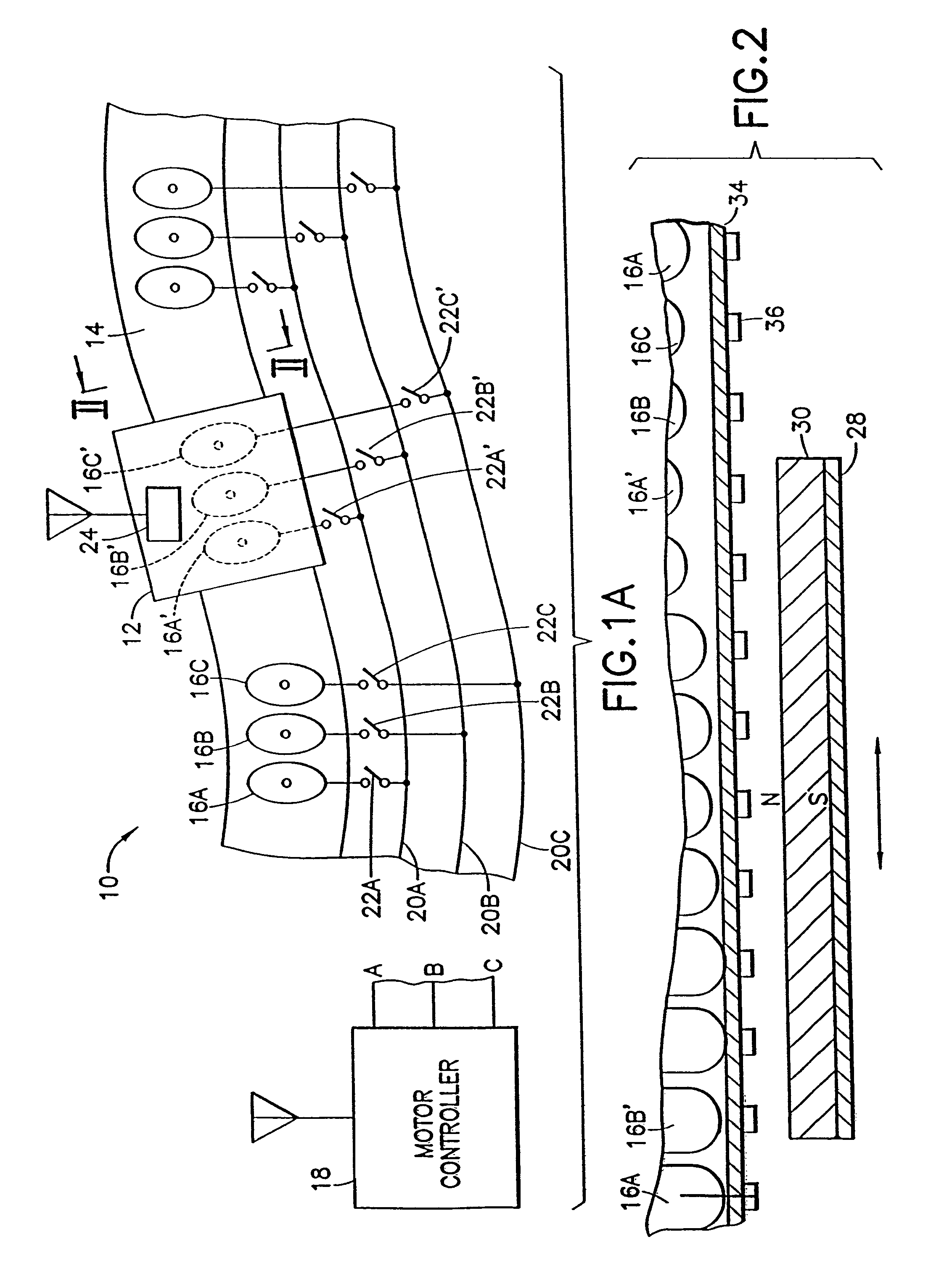 Path module for a linear motor, modular linear motor system and method to control the same