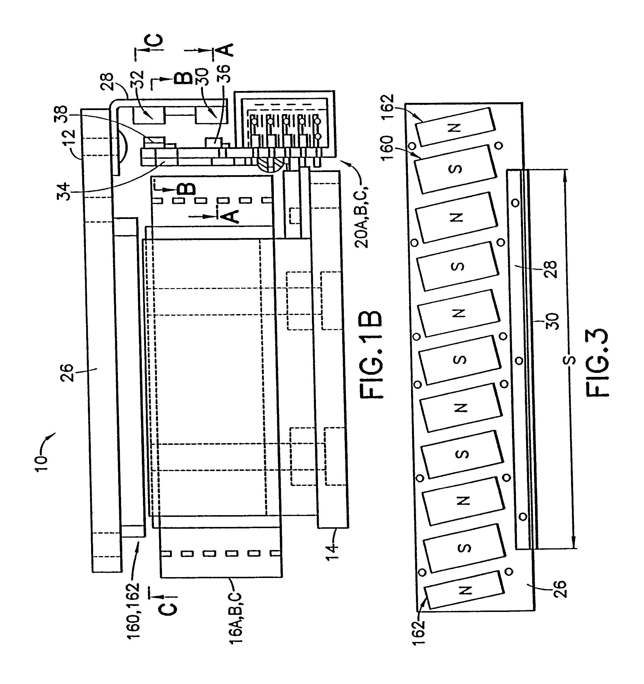 Path module for a linear motor, modular linear motor system and method to control the same