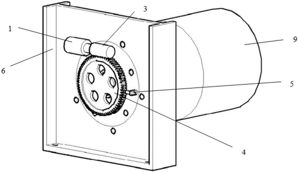 System for experiment for testing locked-rotor performance of motor