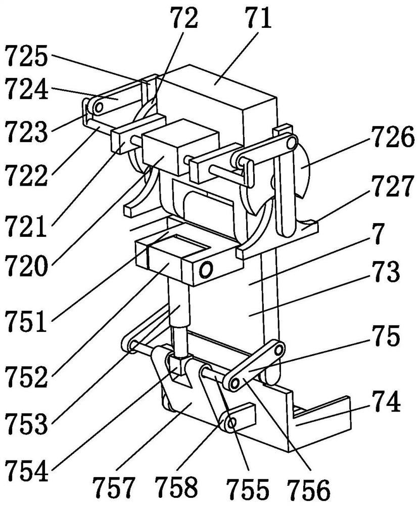 A soil breaking device for planting ground