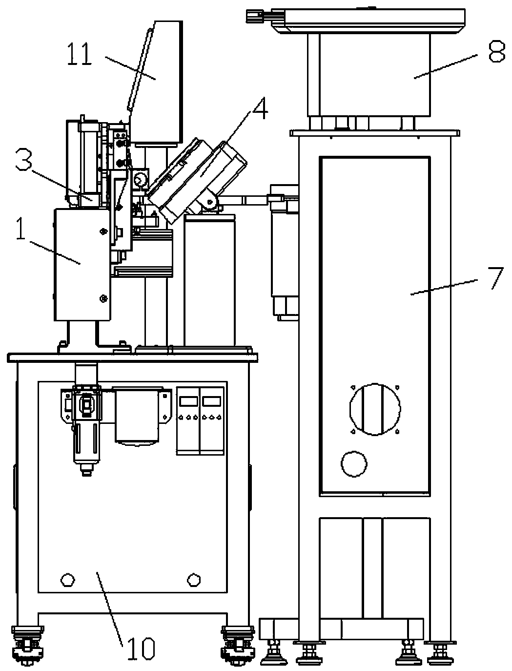 A vacuum electronic counting and filling equipment