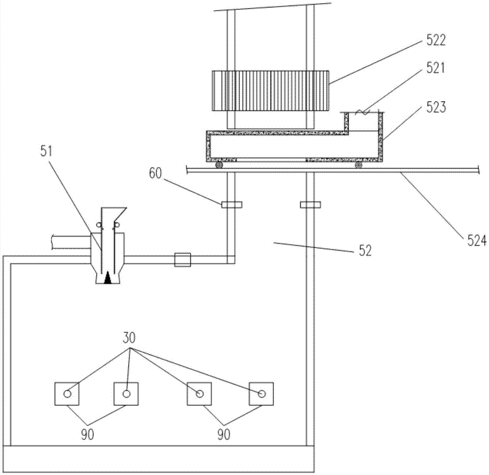 Method for treating copper concentrate through improved side blowing molten pool melting furnace
