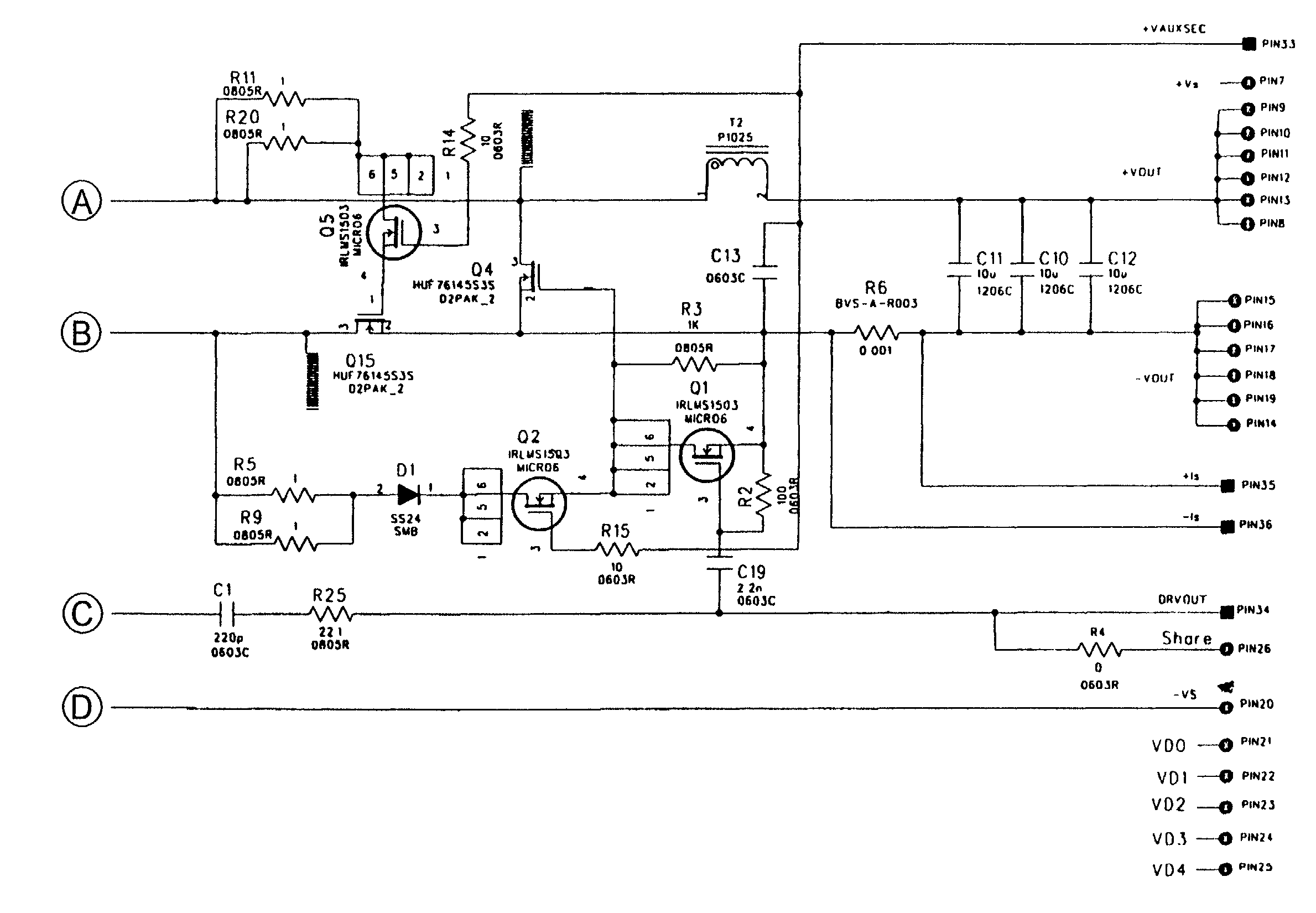 Active gate clamp circuit for self driven synchronous rectifiers