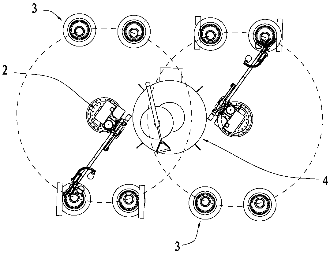 Multi-station automatic feeding device