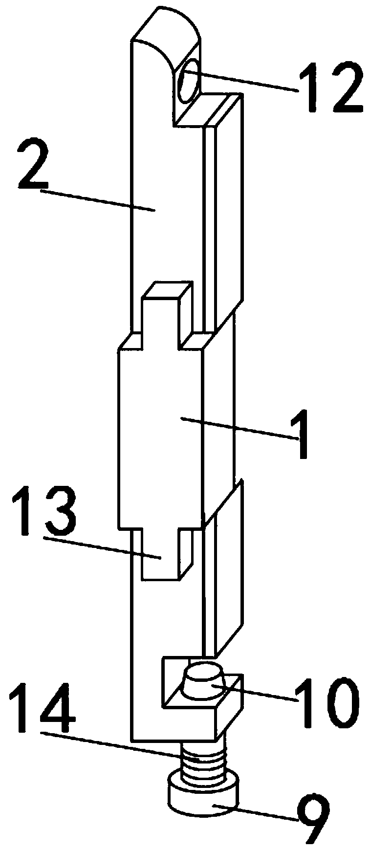 Shock absorption type house foundation pouring structure and pouring method thereof