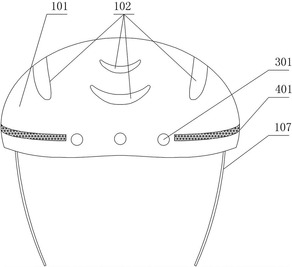 Wearing equipment with optical fiber light emitting function and LED lighting function