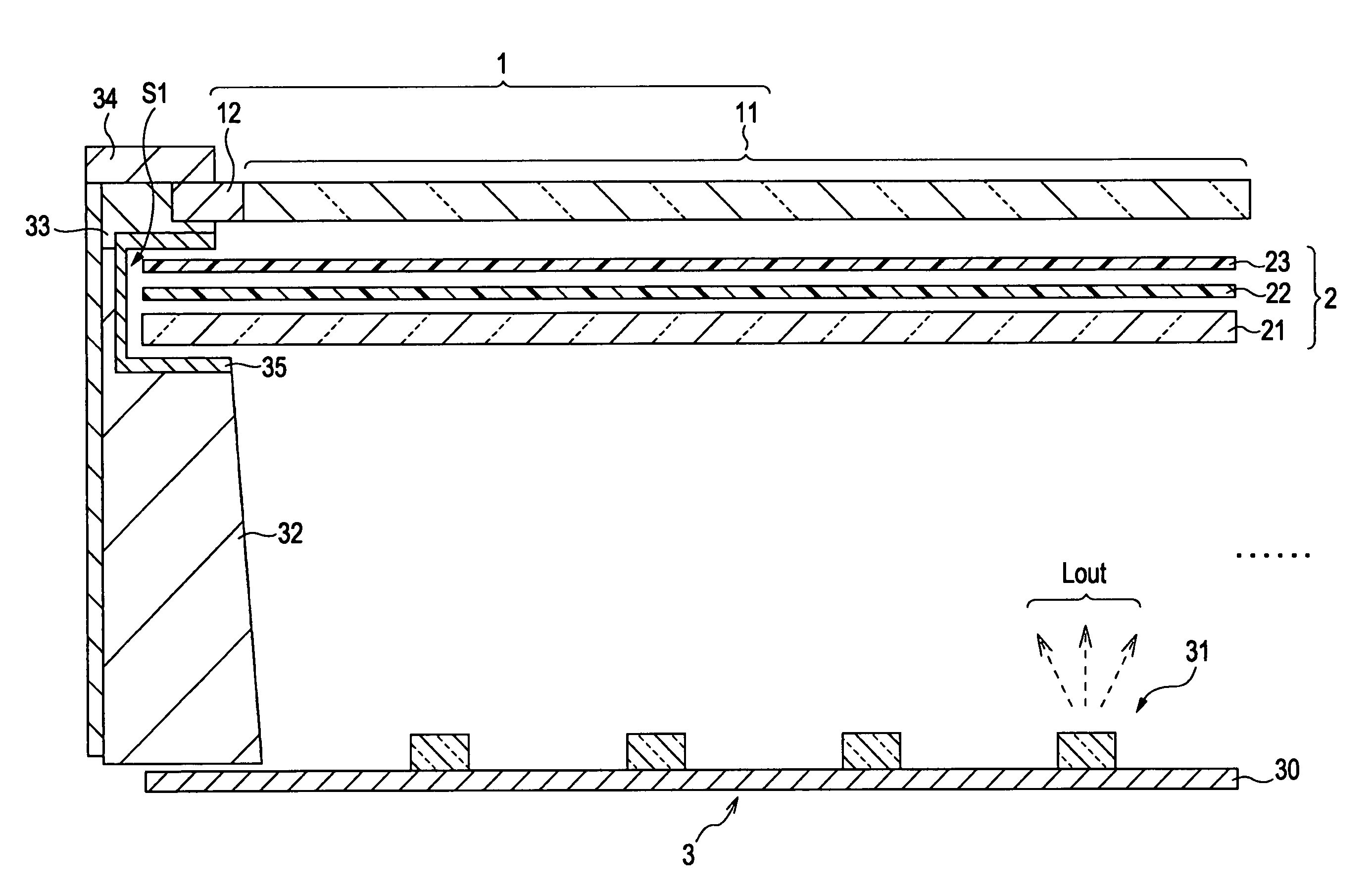 Light source device, display apparatus, and optical member