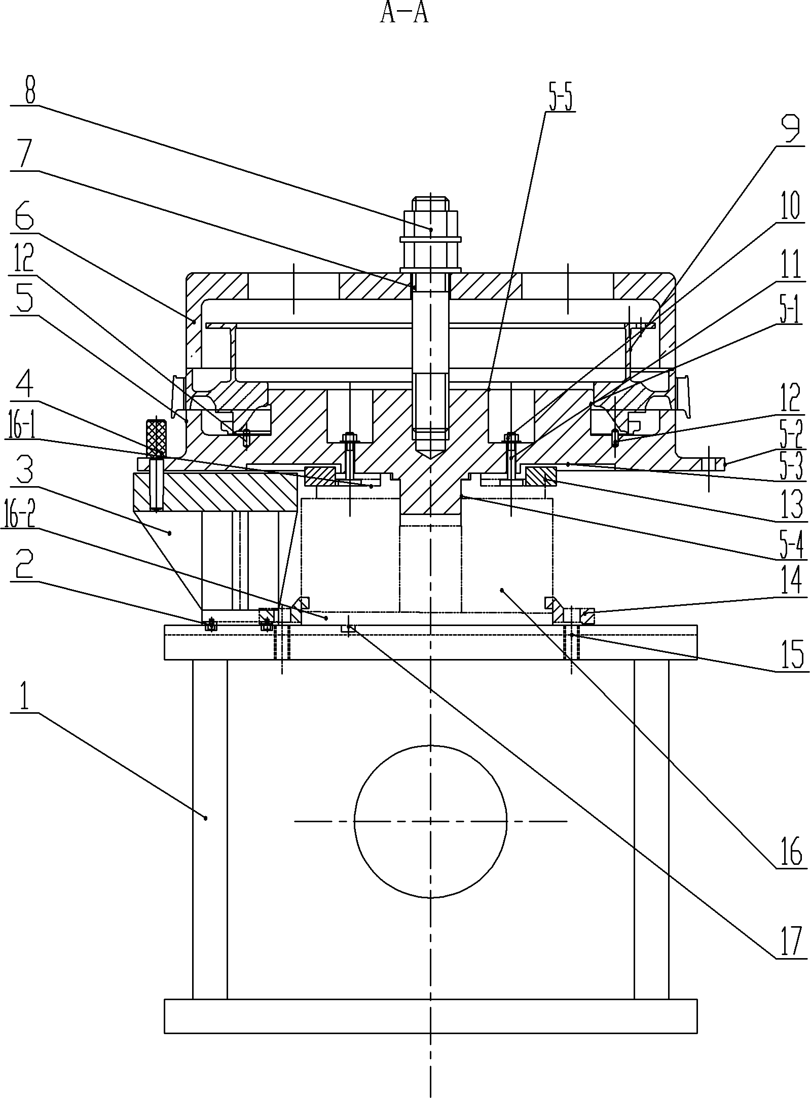 Clamp device for carrying out groove milling on wheel disk of gas turbine