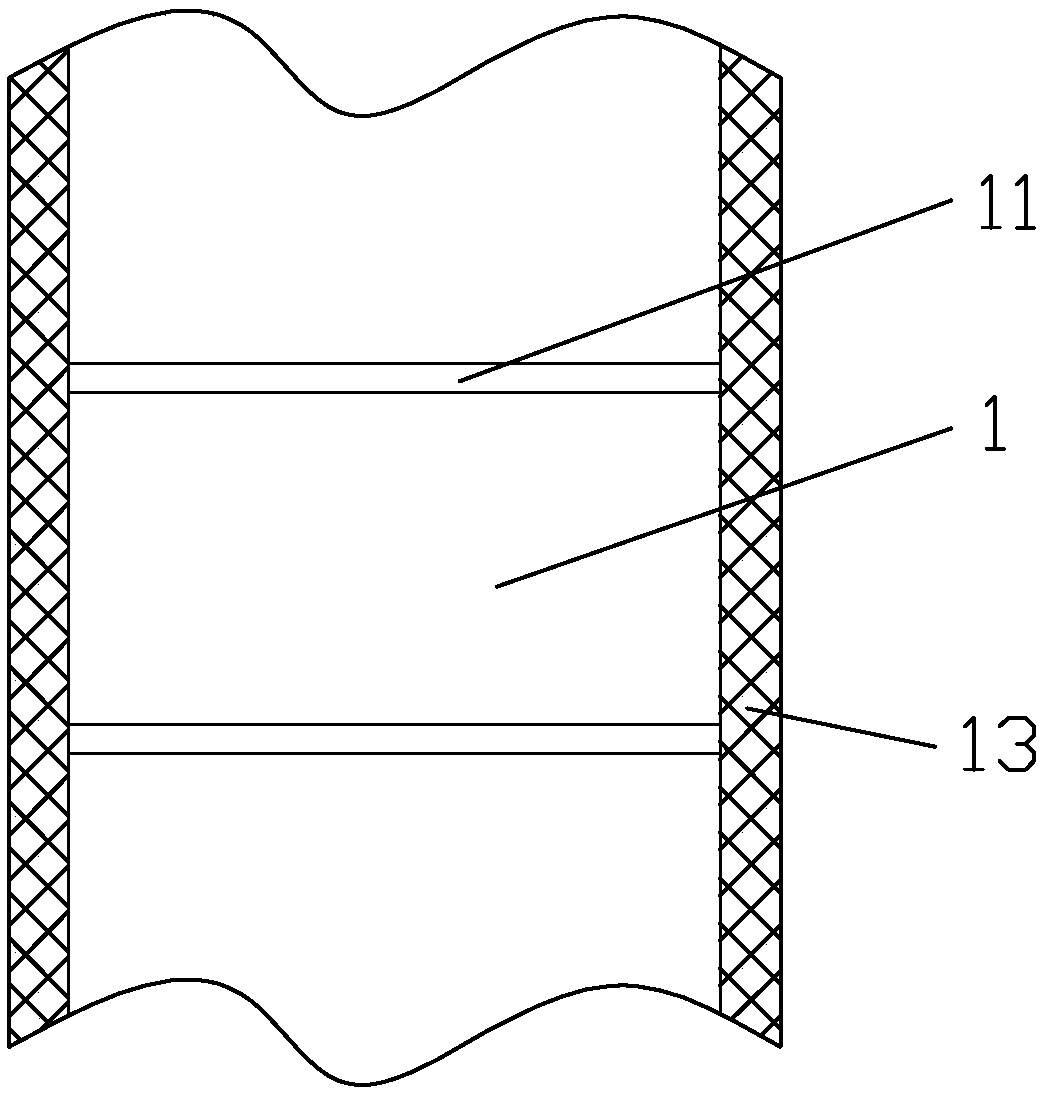 A rainwater recovery system for an overpass bridge and its installation method