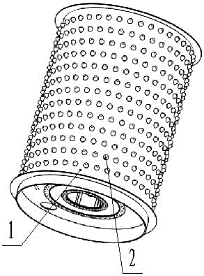 Mine hoist drum with skid resisting function