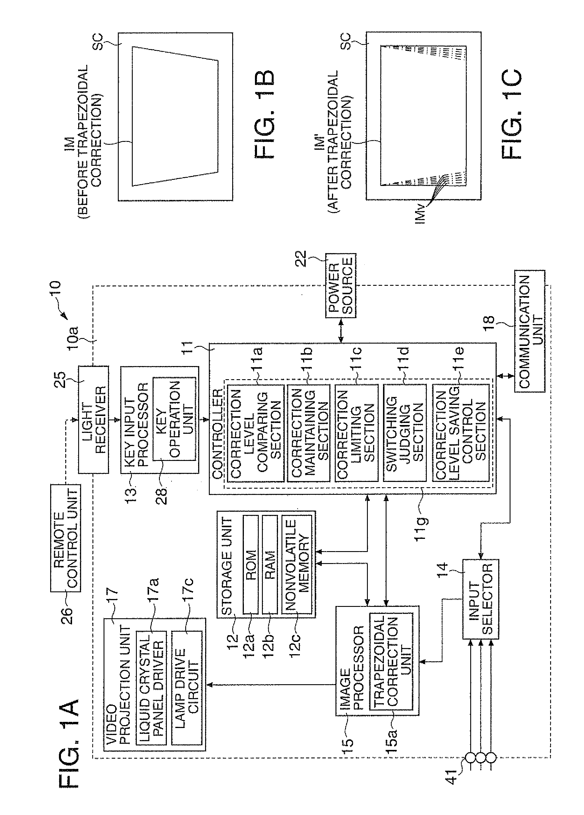 Projector and image projection method