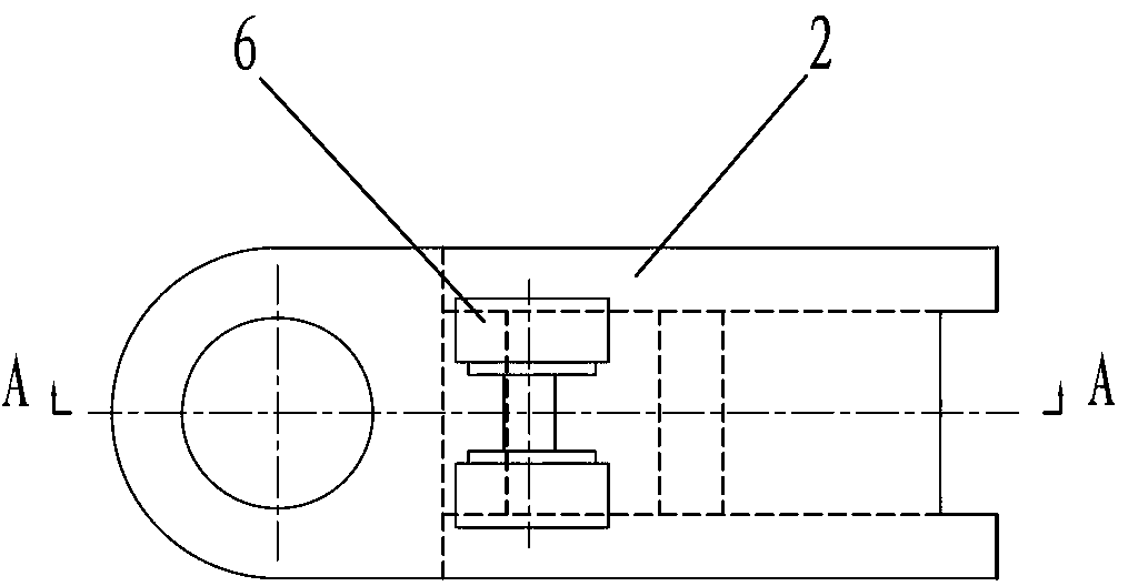 Pin shaft connection frame