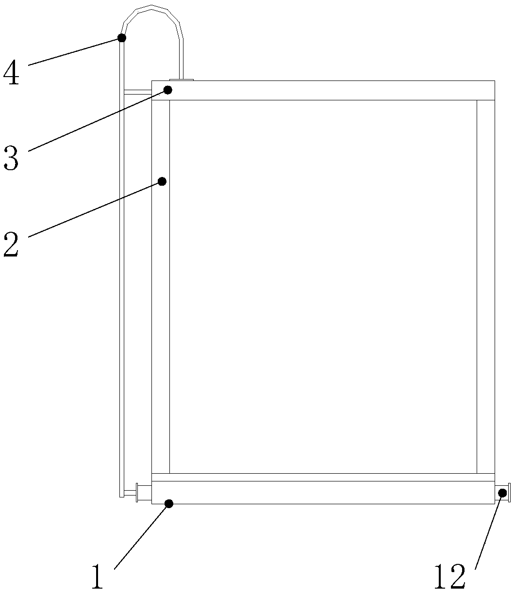 Protecting device for water-injection wellhead equipment