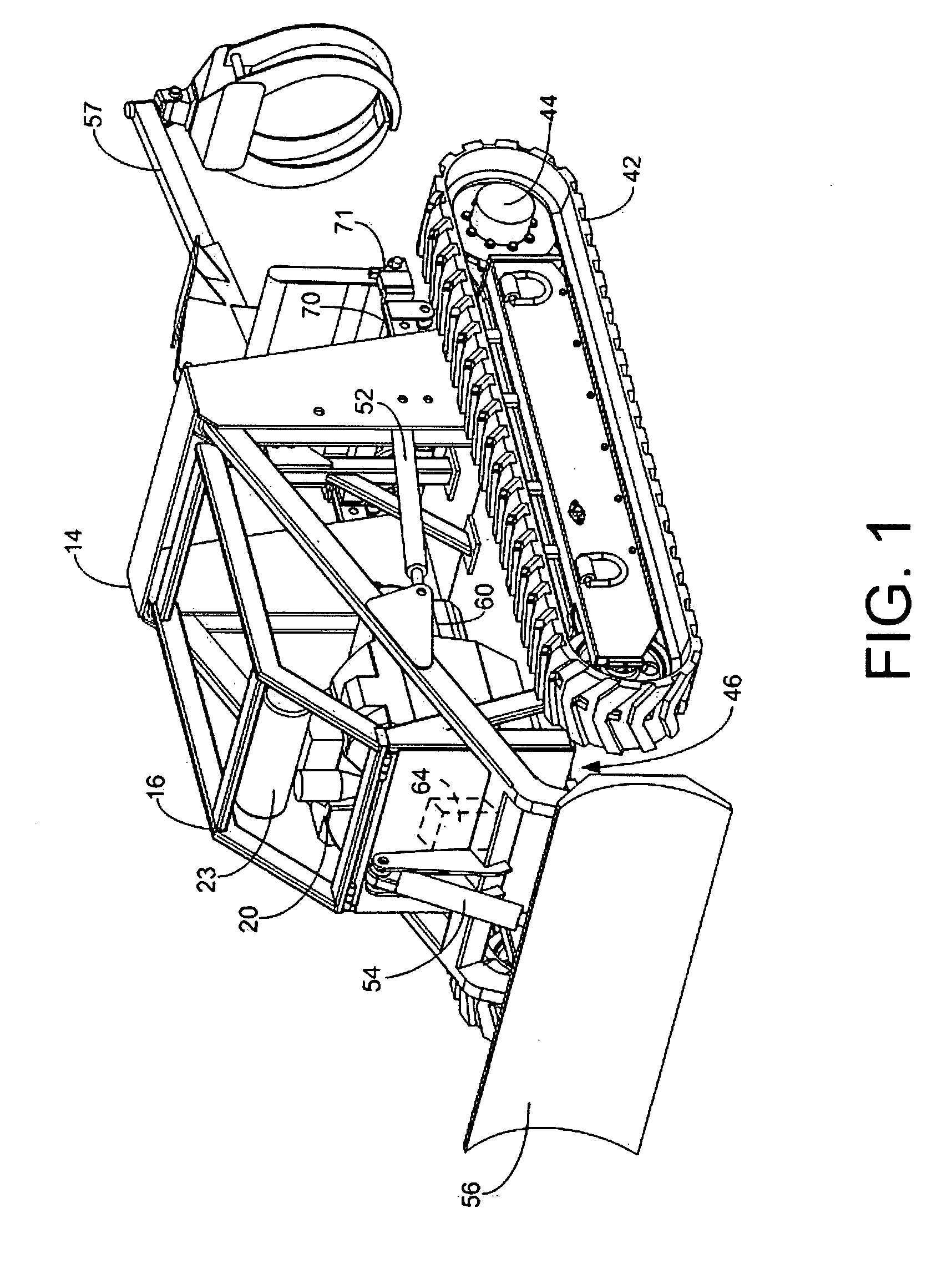 Unmanned land vehicle having universal interfaces for attachments and autonomous operation capabilities and method of operation thereof