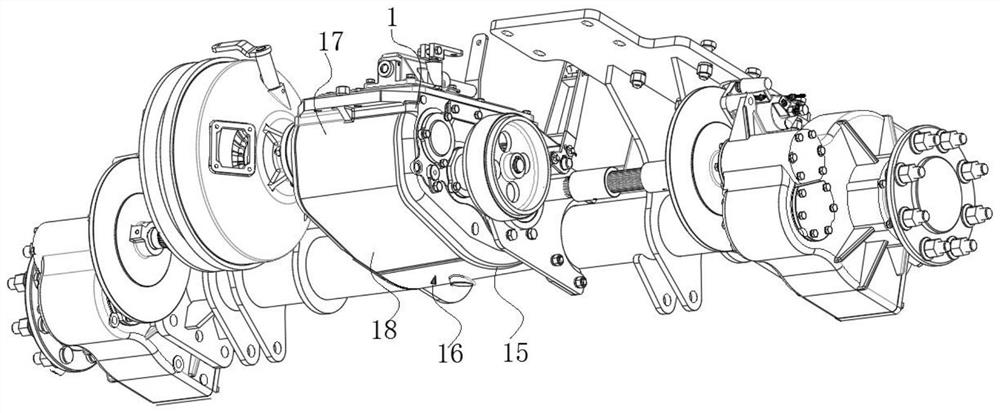 Protective device for gearbox of agricultural machinery