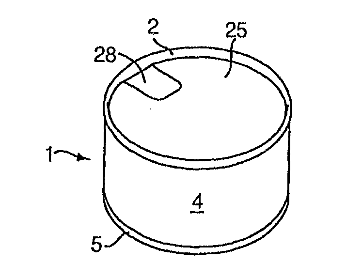 Method and device for the manufacture of a can with a tear-open lid and can with a tear-open lid