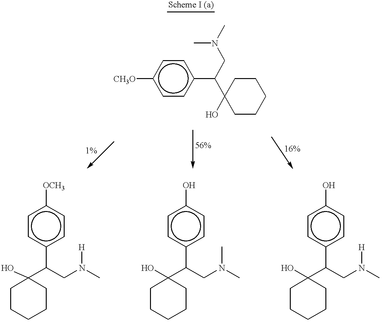Derivatives of (-)-venlafaxine and methods of preparing and using the same