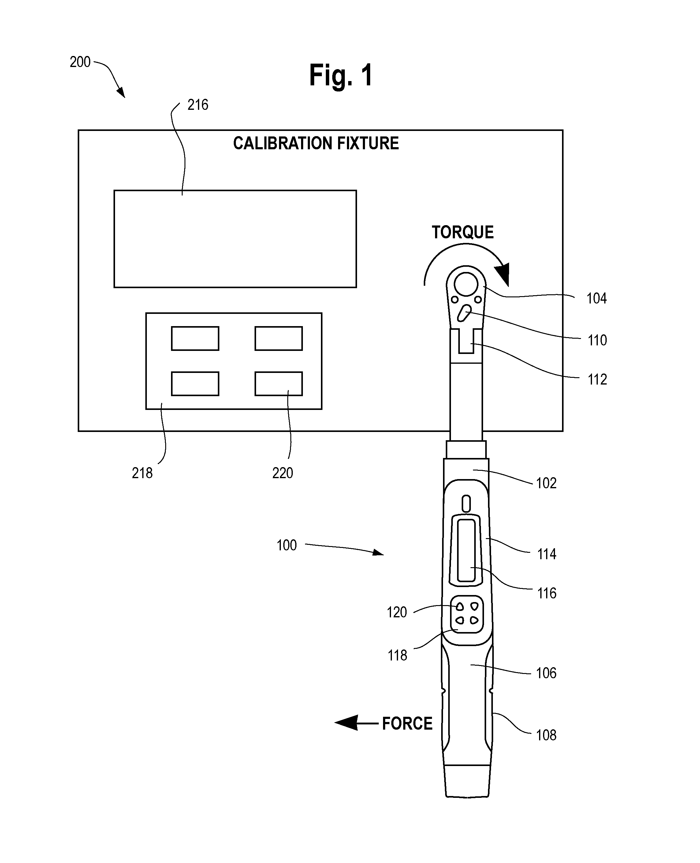 Method of calibrating torque using peak hold measurement on an electronic torque wrench