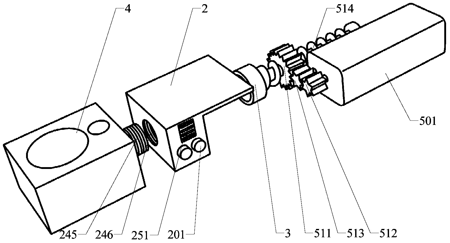 Full-automatic telescopic rotatable camera