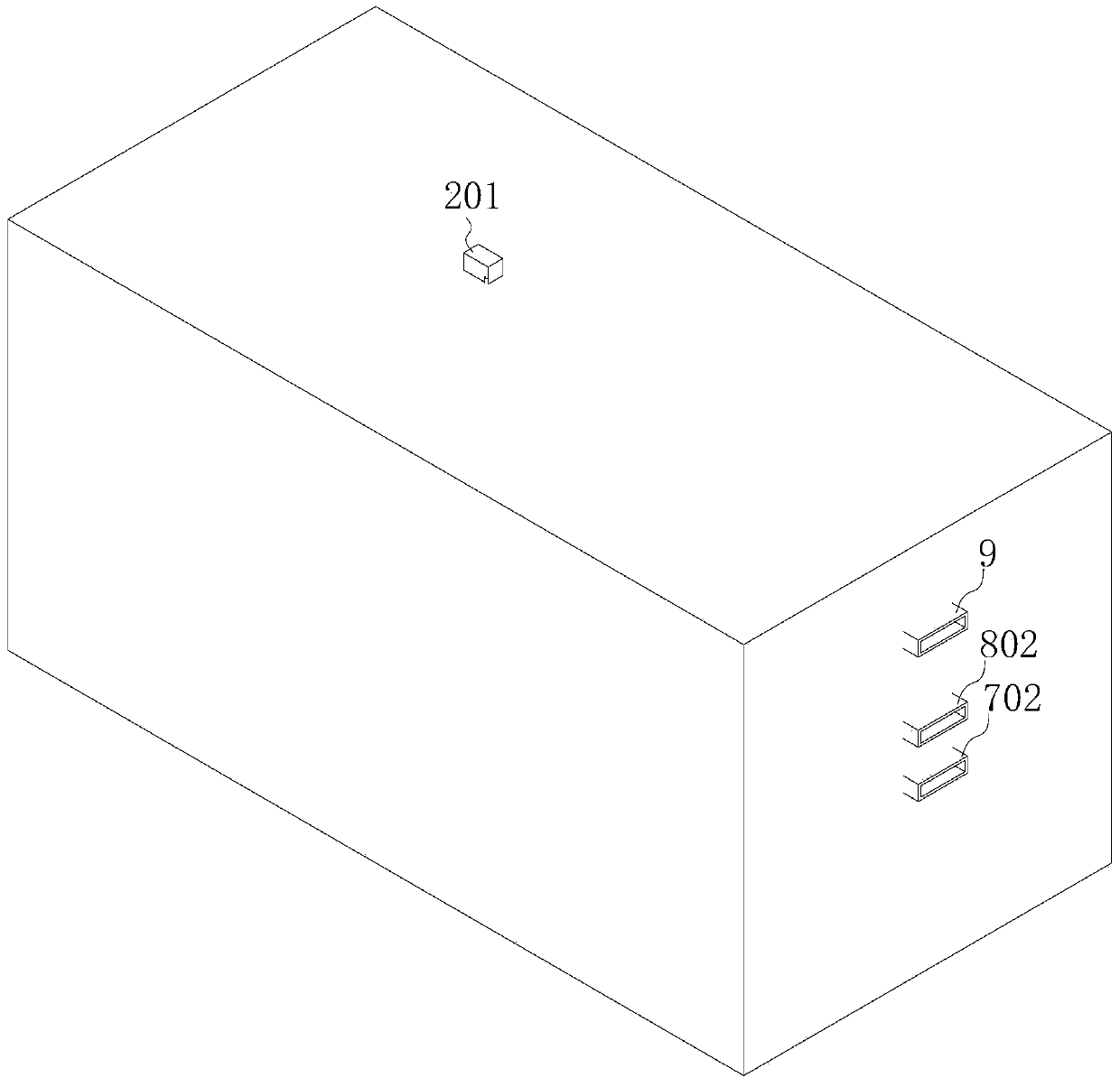 Oil-water separation component of oil separator