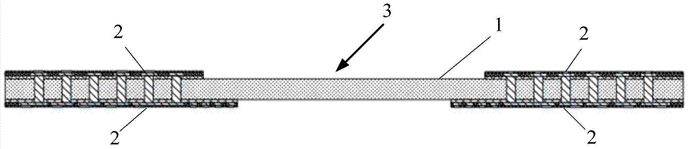 Imaging sensor packaging structure and method based on glass substrate