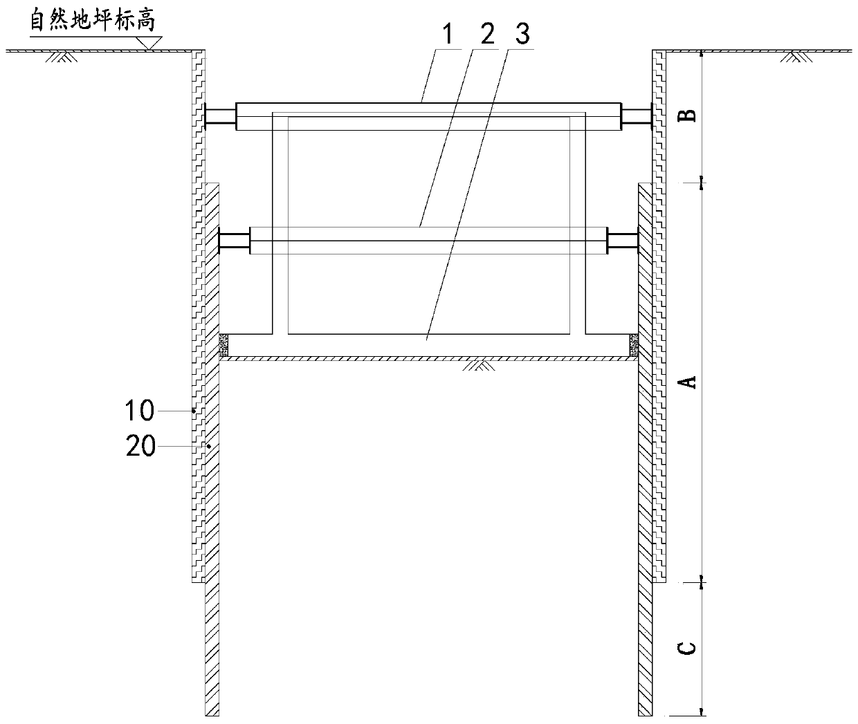 Double-layer steel sheet pile combined enclosure structure and construction method thereof
