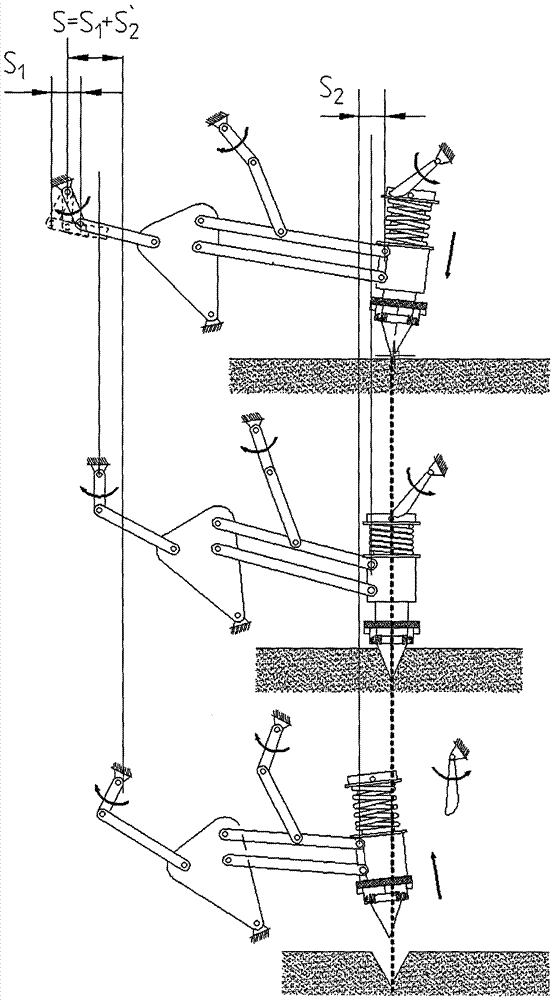 Rapid planting technology and device based on zero displacement