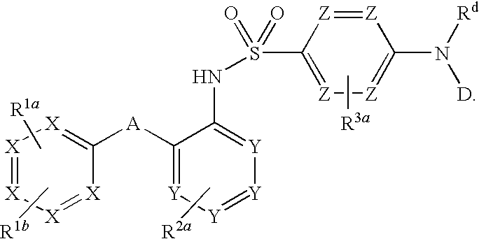 Triazolyl pyridyl benzenesulfonamides